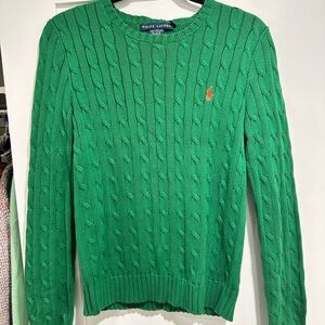 Ralph Lauren Vibrant Green Knit Sweater